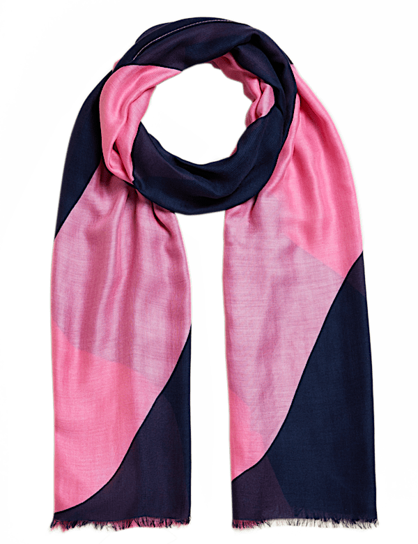 Printed Scarf With Modal