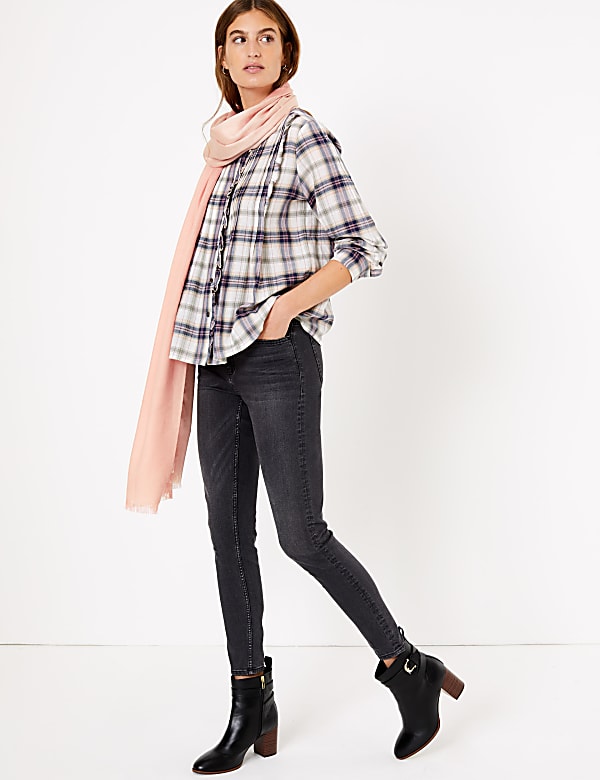 Modal Colour Block Shawl