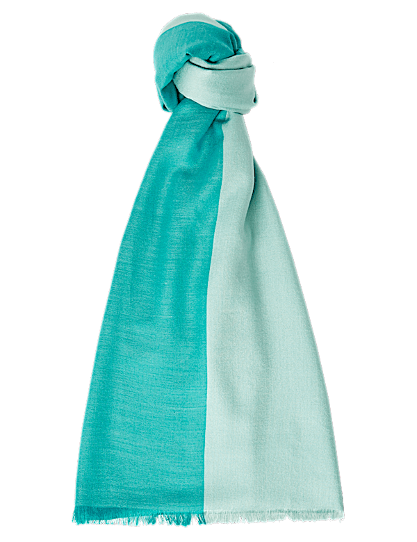 Modal Colour Block Shawl