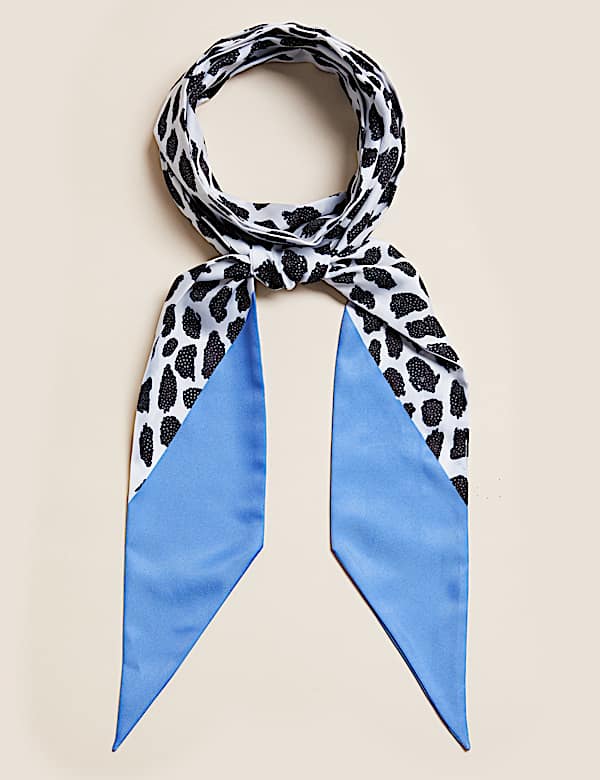 Floral Skinny Scarf