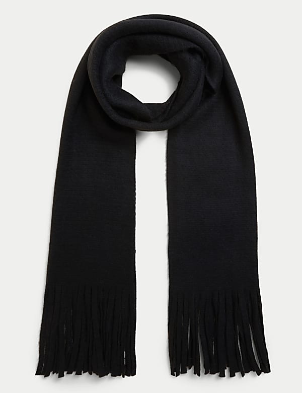 Knitted Tassel Scarf