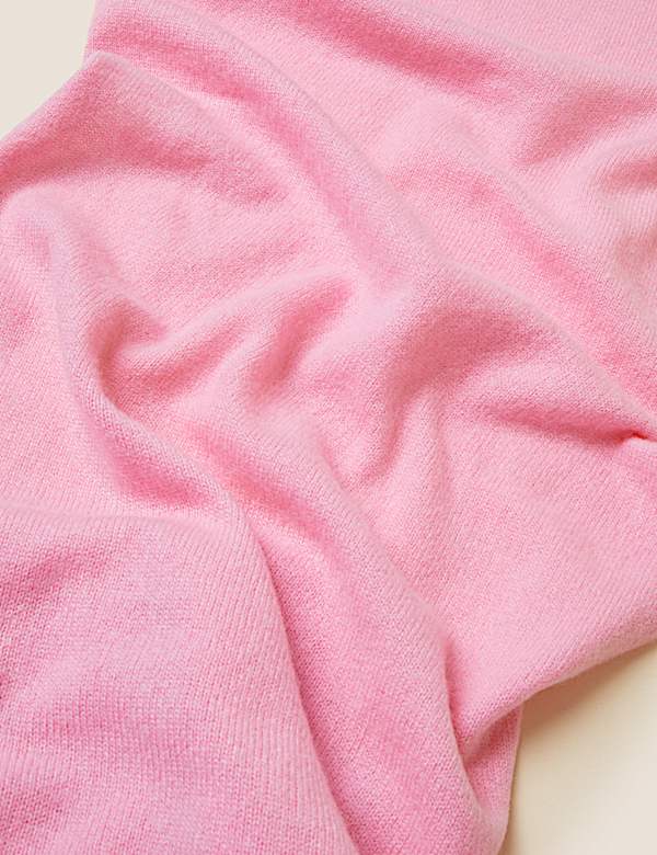 Pure Cashmere Knitted Scarf