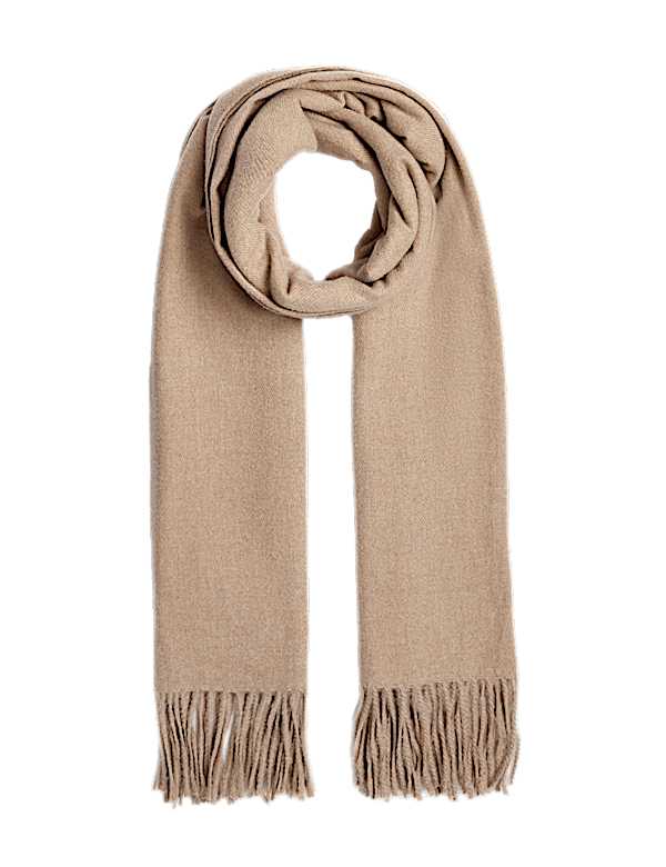 Woven Tassel Blanket Scarf