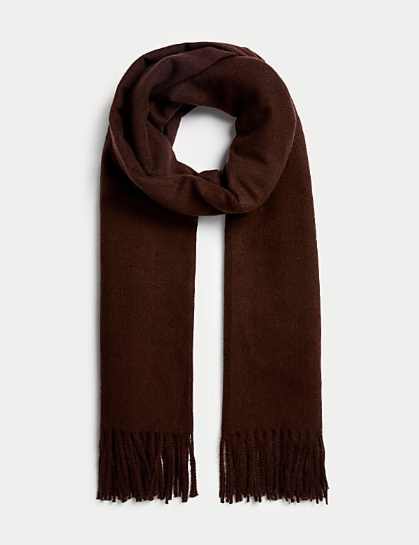 Woven Tassel Blanket Scarf