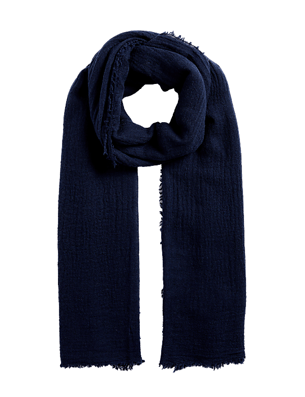 Woven Scarf with Wool