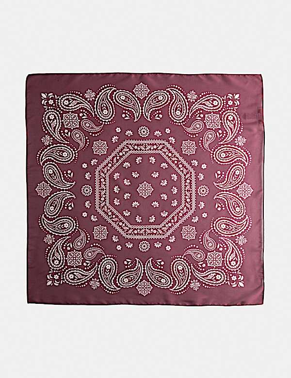 Satin Printed Scarf - JP