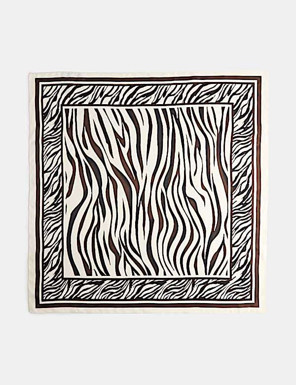 Satin Printed Scarf - LT