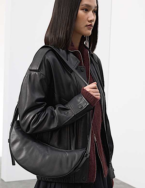Leather Sling Bag - ID