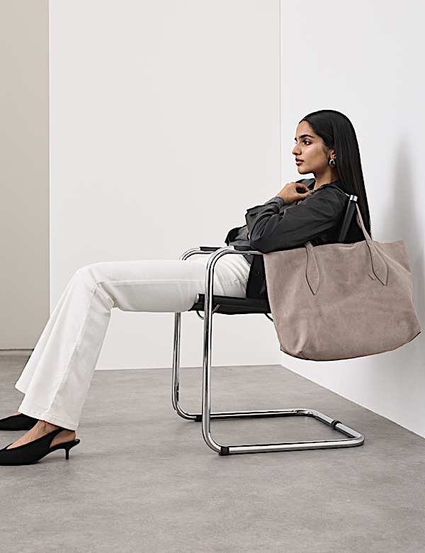 Leather Tote Bag - LU