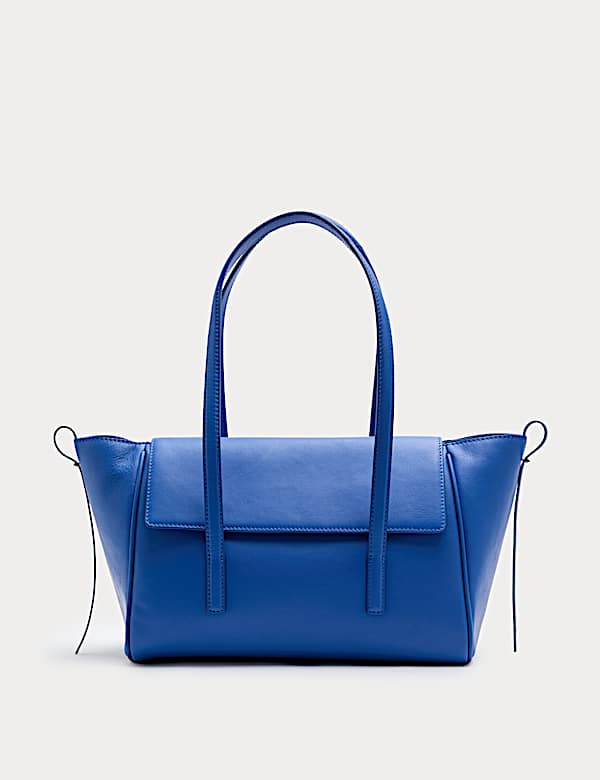 Sac &agrave; bandouli&egrave;re en cuir avec poign&eacute;e sur le dessus - LU