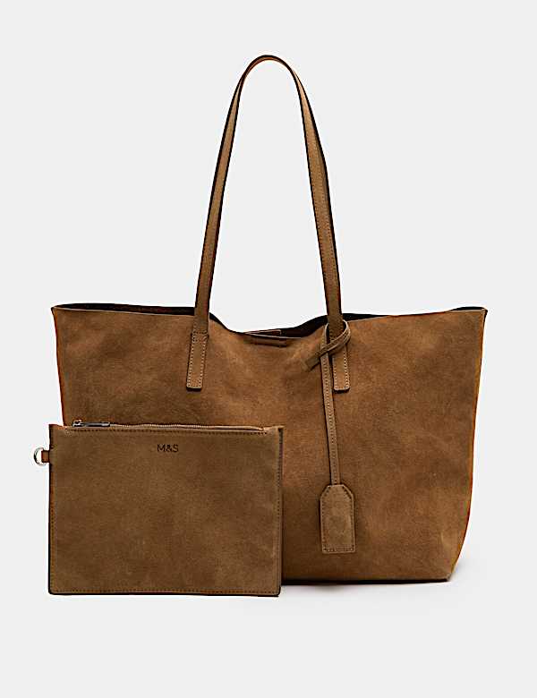Suede Tote Bag