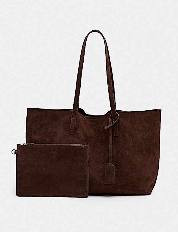 Suede Tote Bag