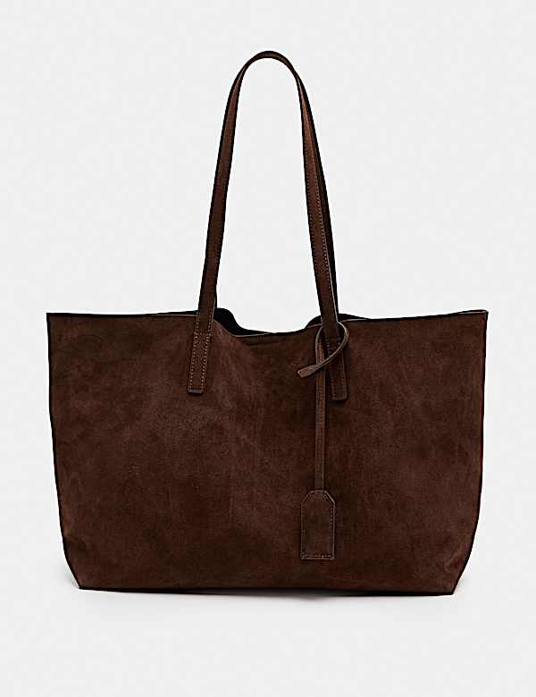 Suede Tote Bag