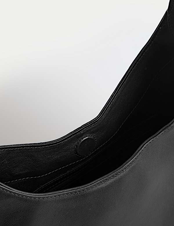 Tragetashc zum Umhängen aus Leder mit Henkel - AT