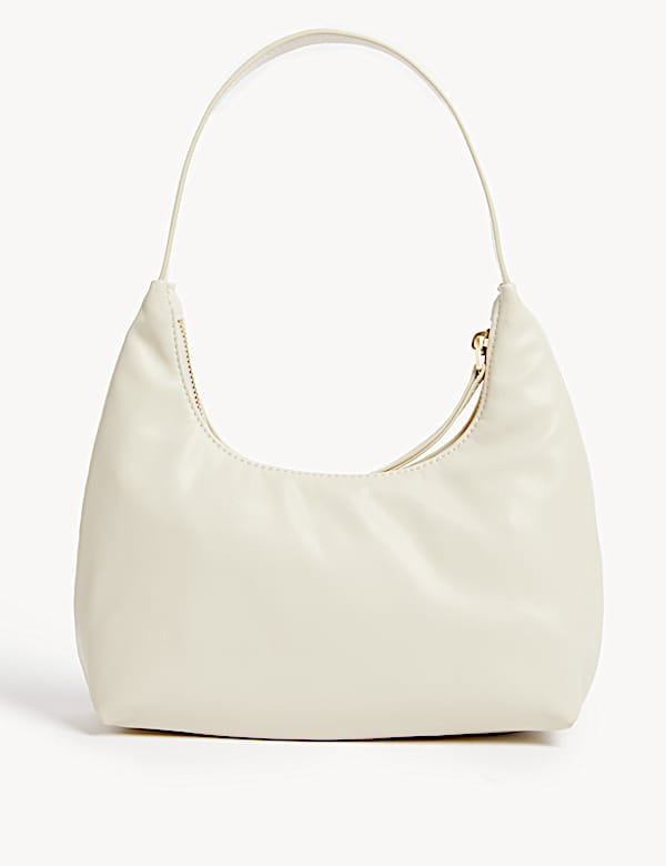 Faux Leather Underarm Shoulder Bag