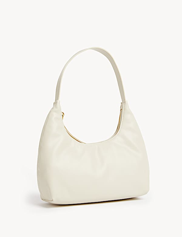 Faux Leather Underarm Shoulder Bag