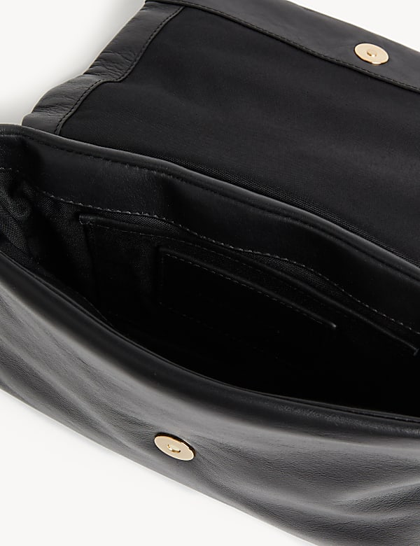 Leather Top Handle Cross Body Bag