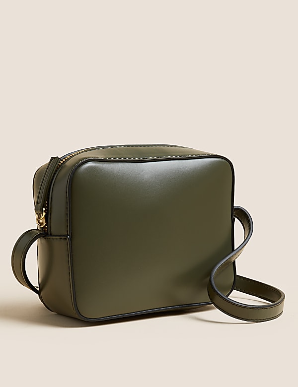 Buy Faux Leather Cross Body Bag at Marks Spencer