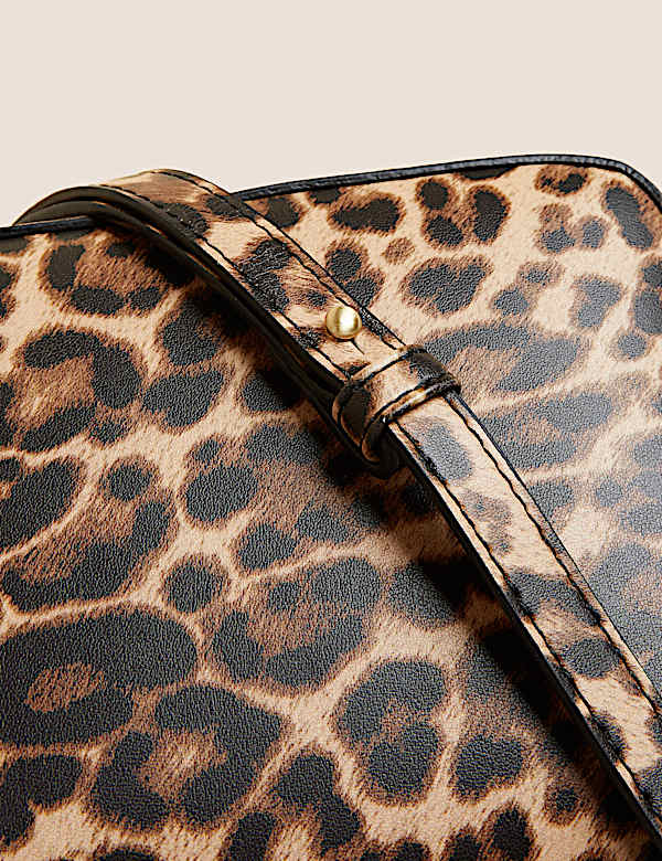 Faux Leather Cross Body Bag