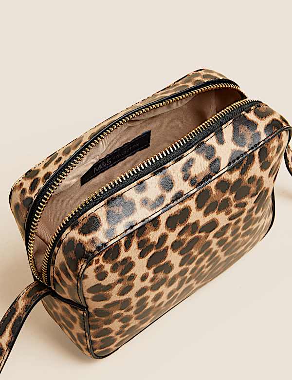 Faux Leather Cross Body Bag