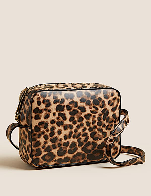 Faux Leather Cross Body Bag