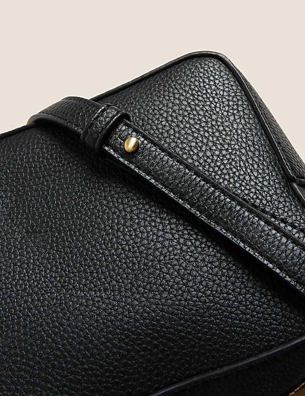 Faux Leather Cross Body Bag