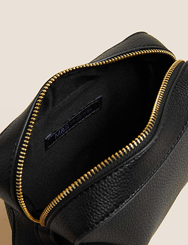 Faux Leather Cross Body Bag