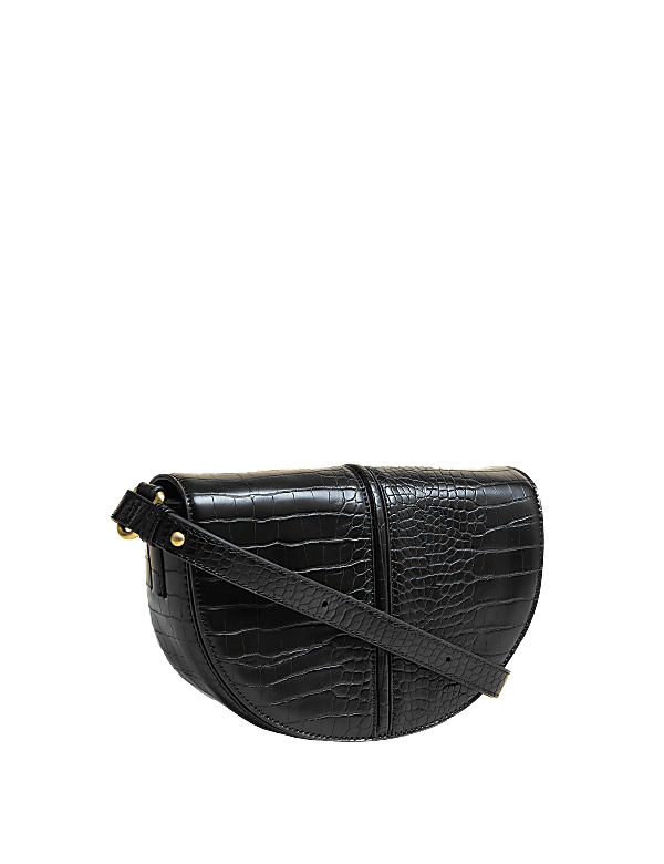 Faux Leather Cross Body Bag