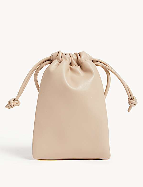 Faux Leather Phone Bag