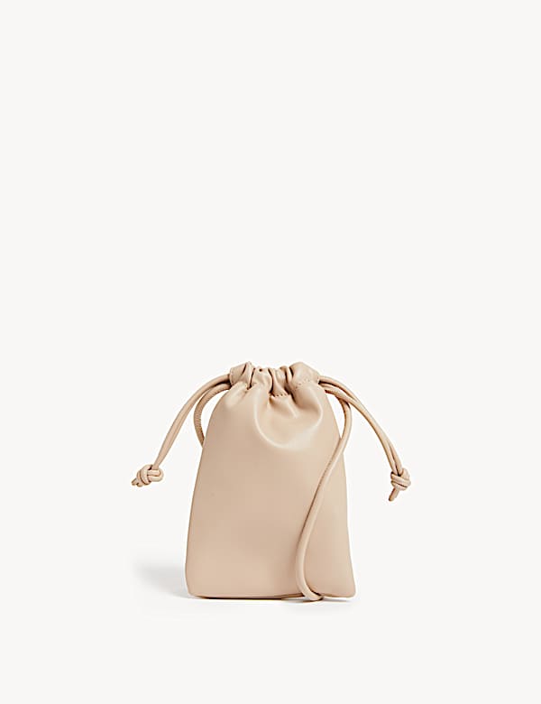 Faux Leather Phone Bag