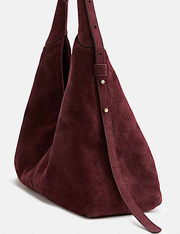 Suede Top Handle Shoulder Bag - AU