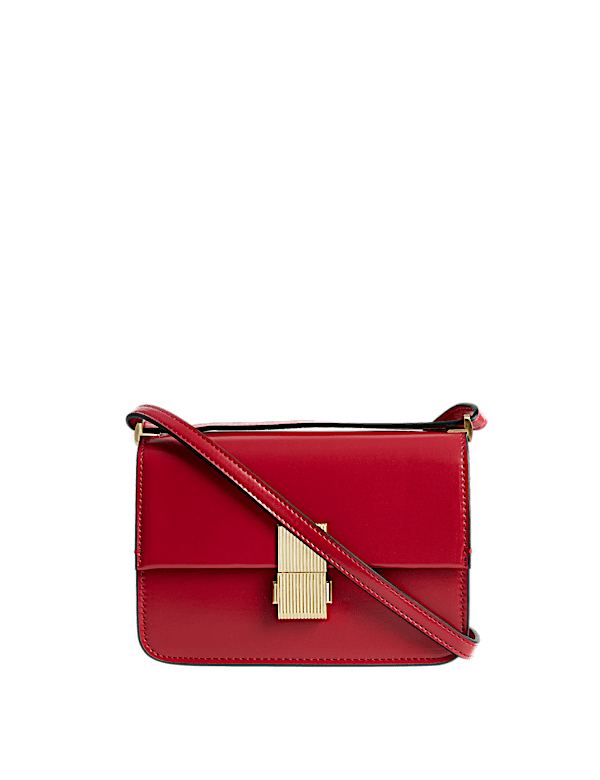 Faux Leather Cross Body Bag