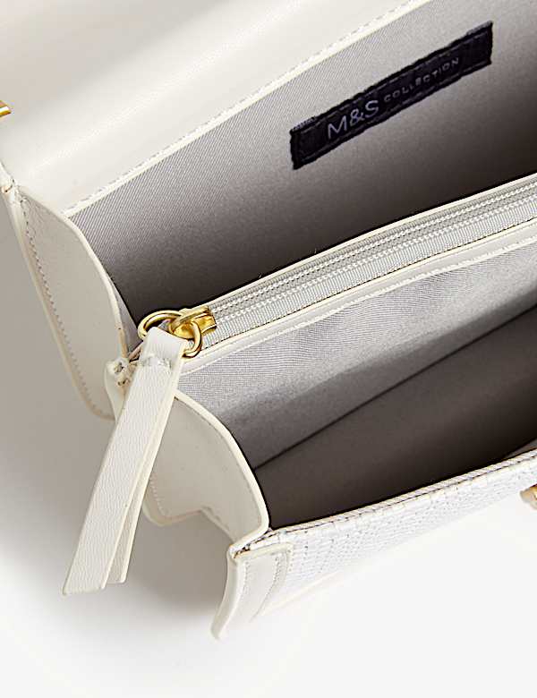 Faux Leather Cross Body Bag