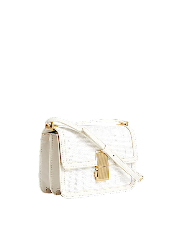 Faux Leather Cross Body Bag
