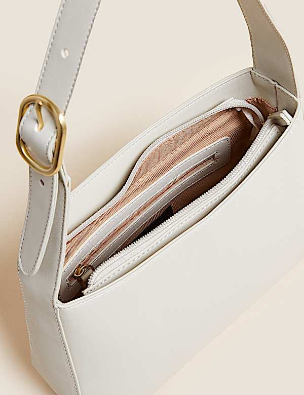 Faux Leather Mini Underarm Bag