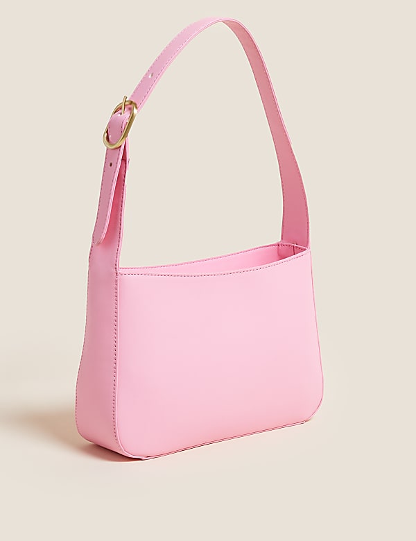 Faux Leather Mini Underarm Bag