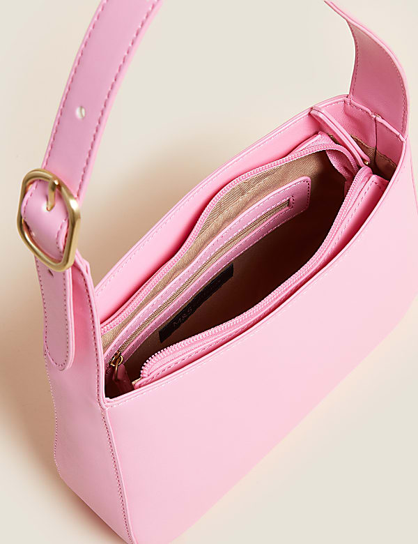Faux Leather Mini Underarm Bag