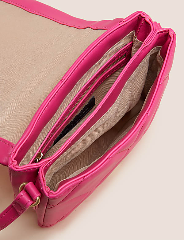 Faux Leather Mini Cross Body Bag