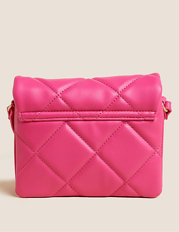 Faux Leather Mini Cross Body Bag