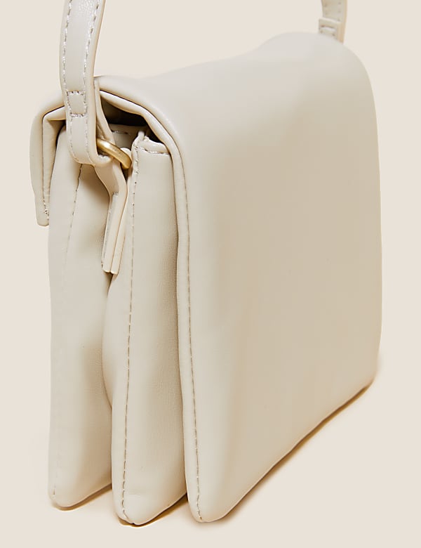 Faux Leather Mini Cross Body Bag