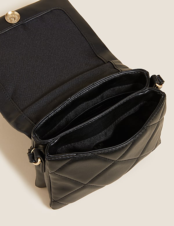 Faux Leather Mini Cross Body Bag