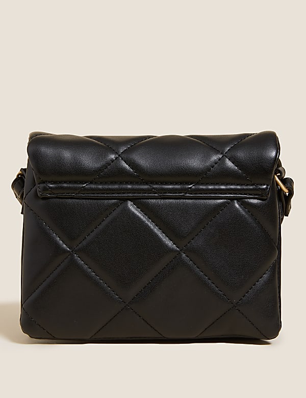 Faux Leather Mini Cross Body Bag