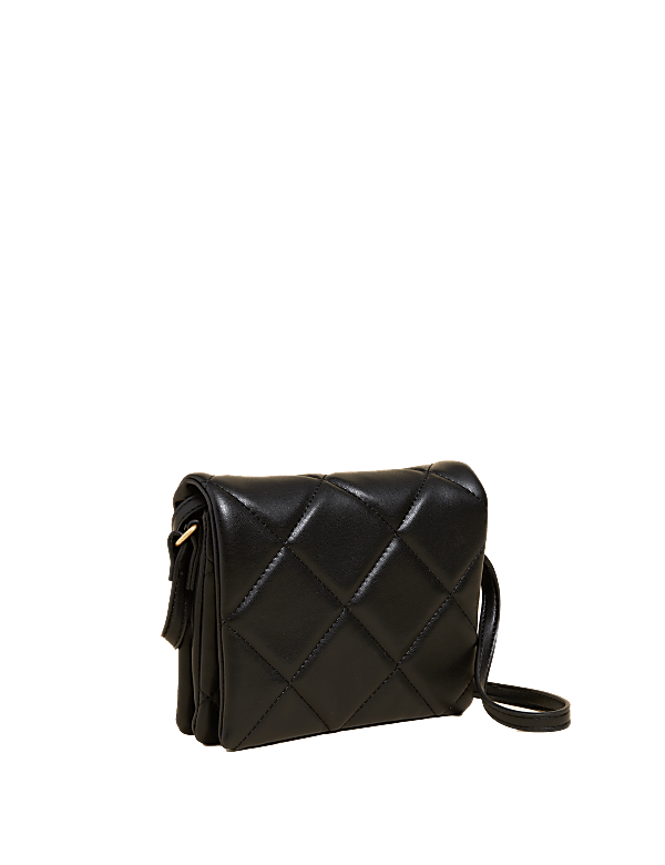 Faux Leather Mini Cross Body Bag