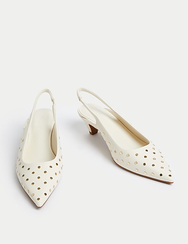 Sparkle Ankle Strap Kitten Heels - JP