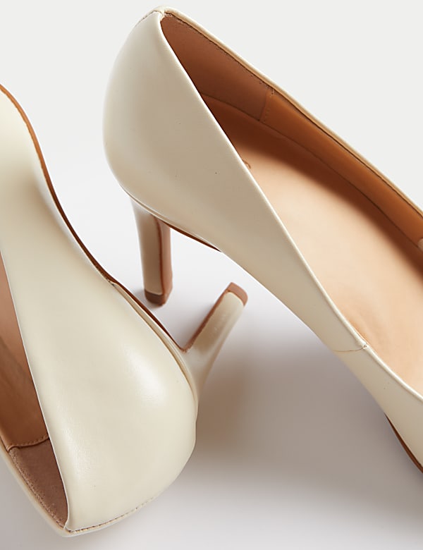 Stiletto Heel Pointed Court Shoes - JO