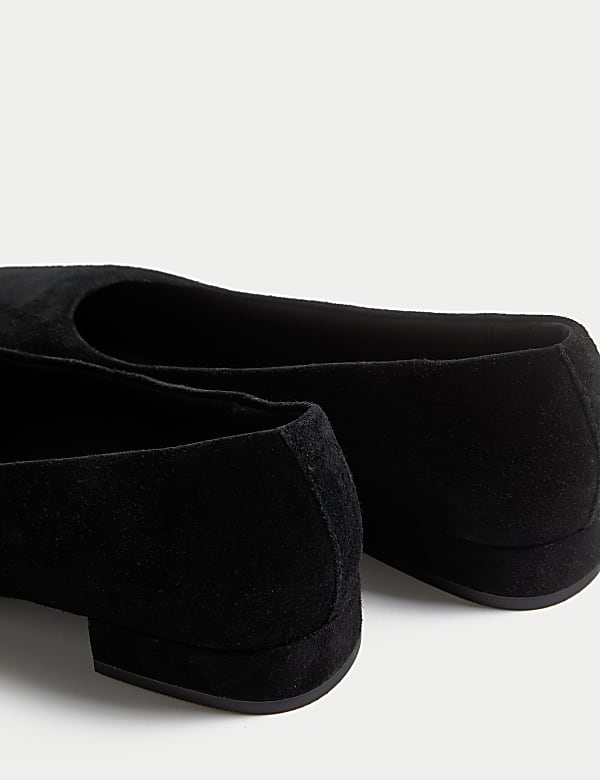 Leather Block Heel Pumps - DK