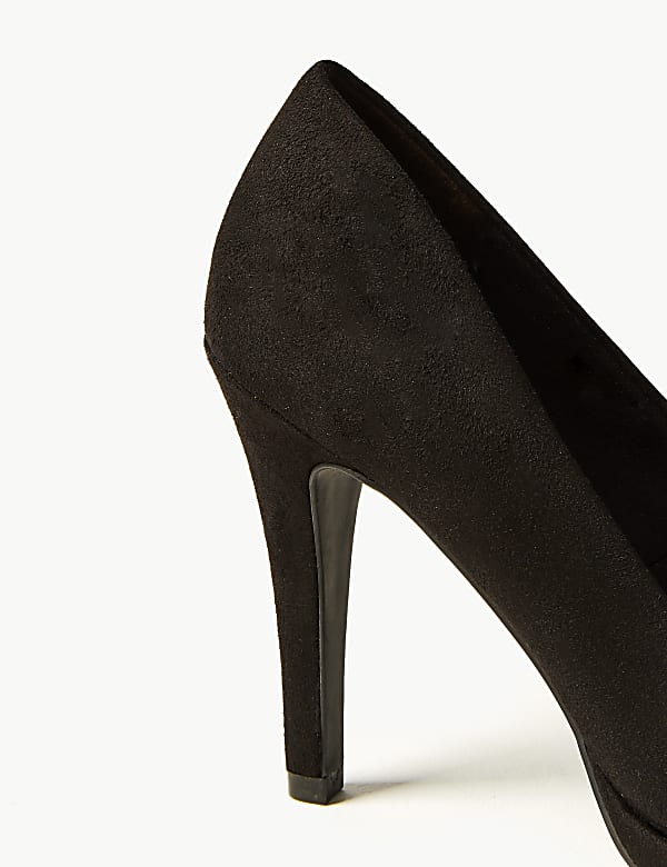 Stiletto Heel Platform Court Shoes