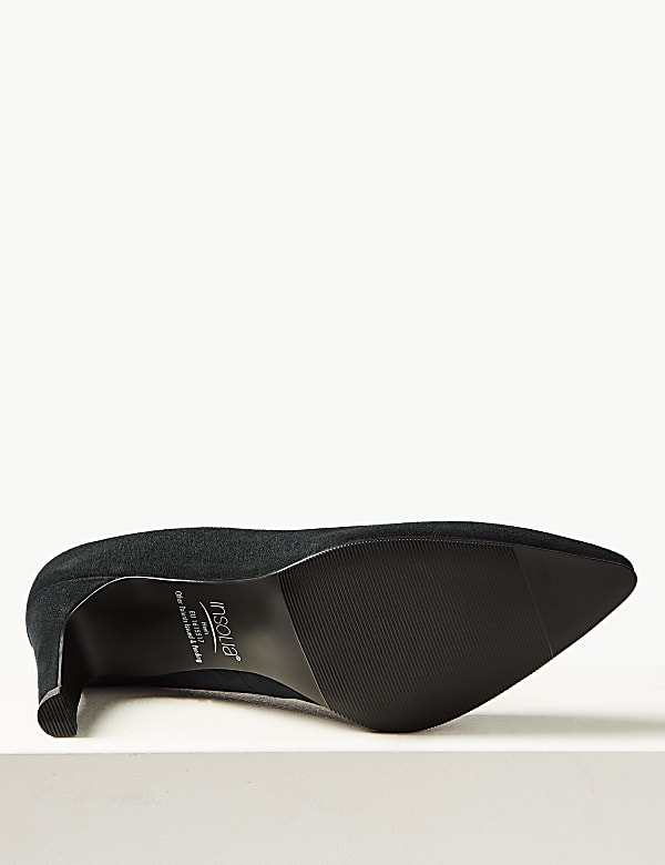 Stiletto Heel Pointed Court Shoes