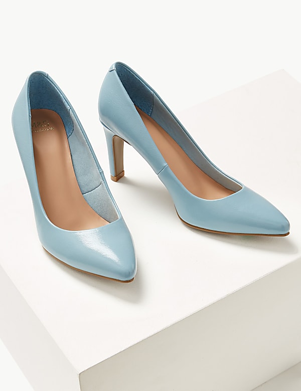 Stiletto Heel Pointed Court Shoes
