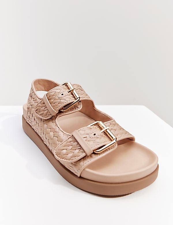 Buckle Ankle Strap Sandals - AL